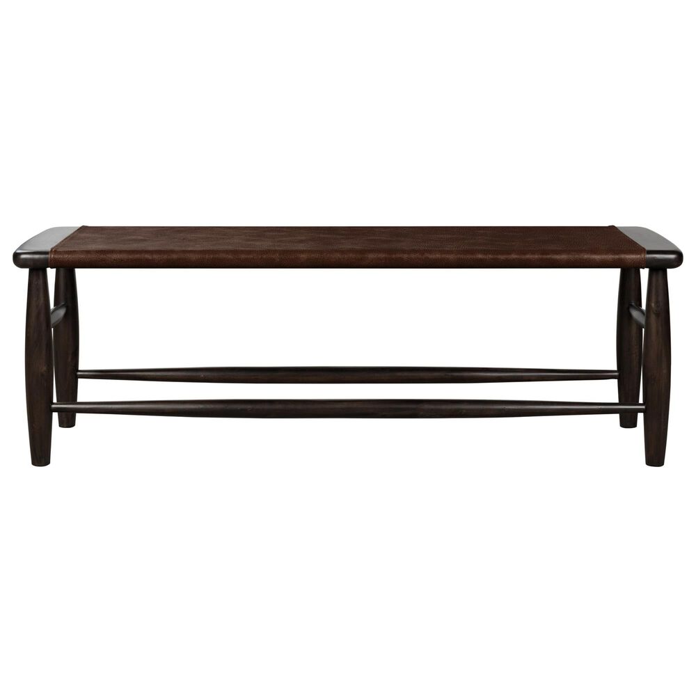 Urban Home Koko Upholstered Bench in Minx, , large