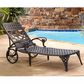 Homestyles Sanibel Chaise Lounge without Cushions in Black, , large