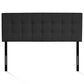 HOMLUX Roanne Queen Tufted Headboard in Black, , large