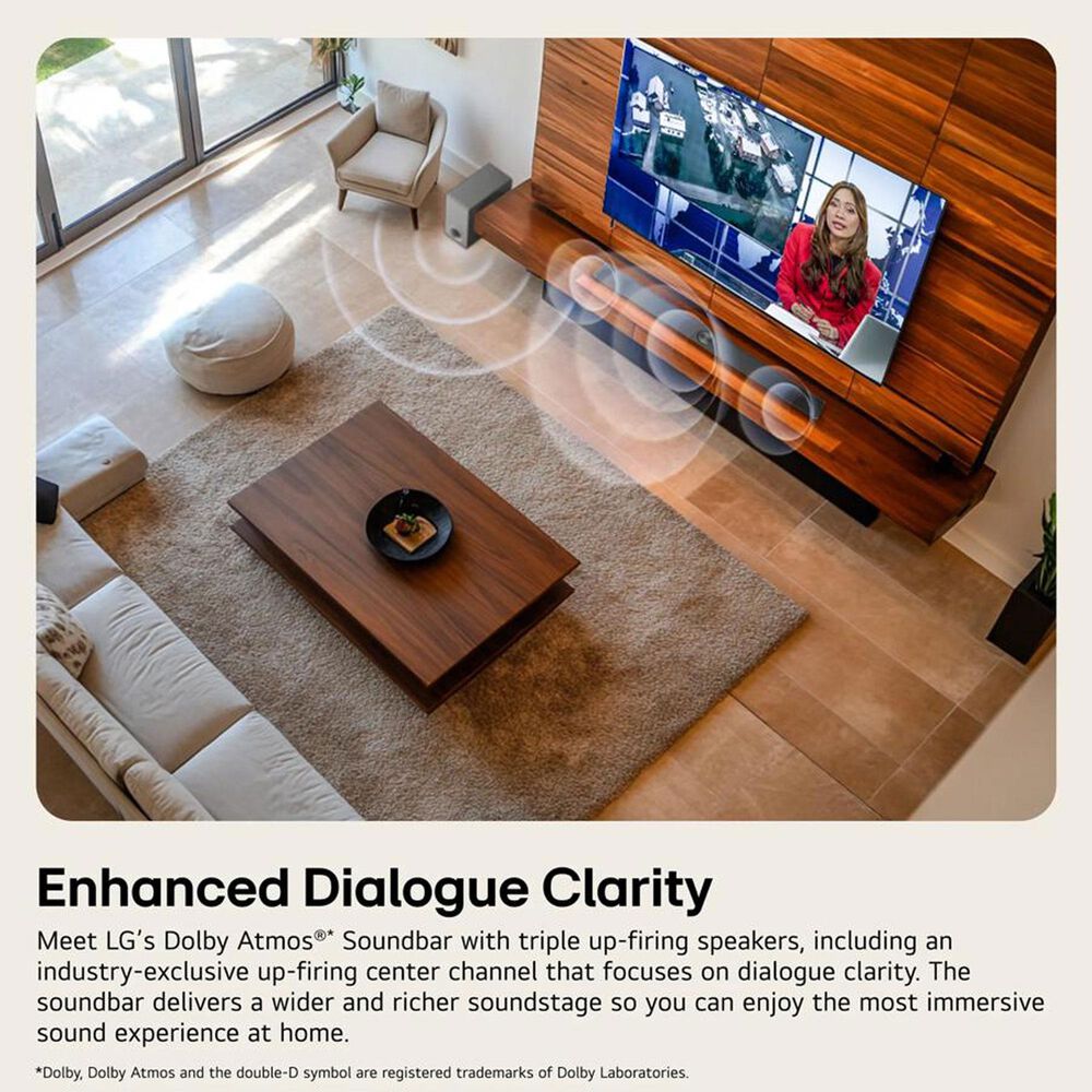 LG 83" Class C5 Series 4K OLED evo AI - Smart TV with 3.1.3 Channel Soundbar System in Black, , large