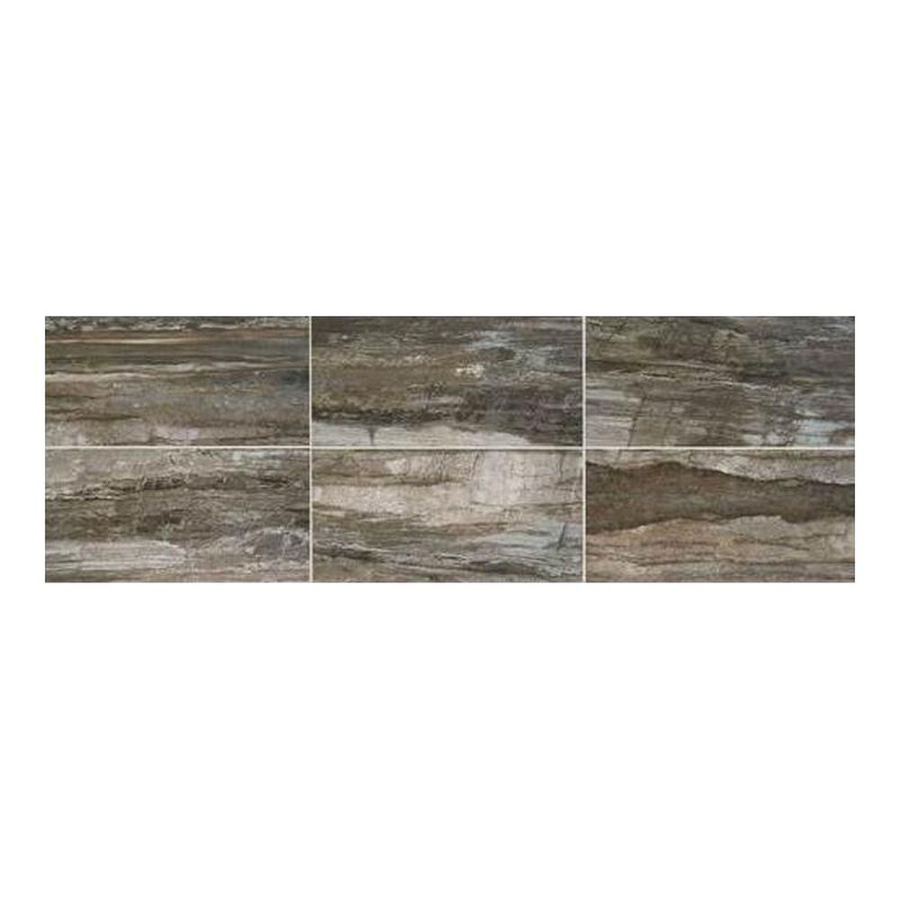 Dal-Tile River Marble Smoky River 12" x 36" Polished Porcelain Tile, , large