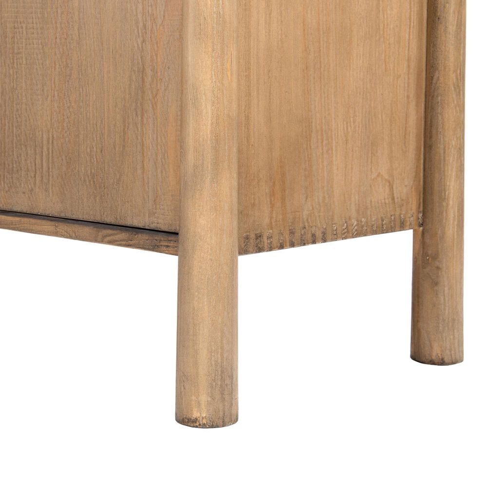 Jennifer Taylor Home Nolan 38" 2-Door Accent Cabinet in Antique Natural Brown, , large