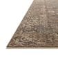 Loloi Heritage 12" x 15" Mocha and Denim Area Rug, , large