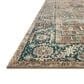 Loloi II Margot 2" x 5" Terracotta and Lagoon Area Rug, , large