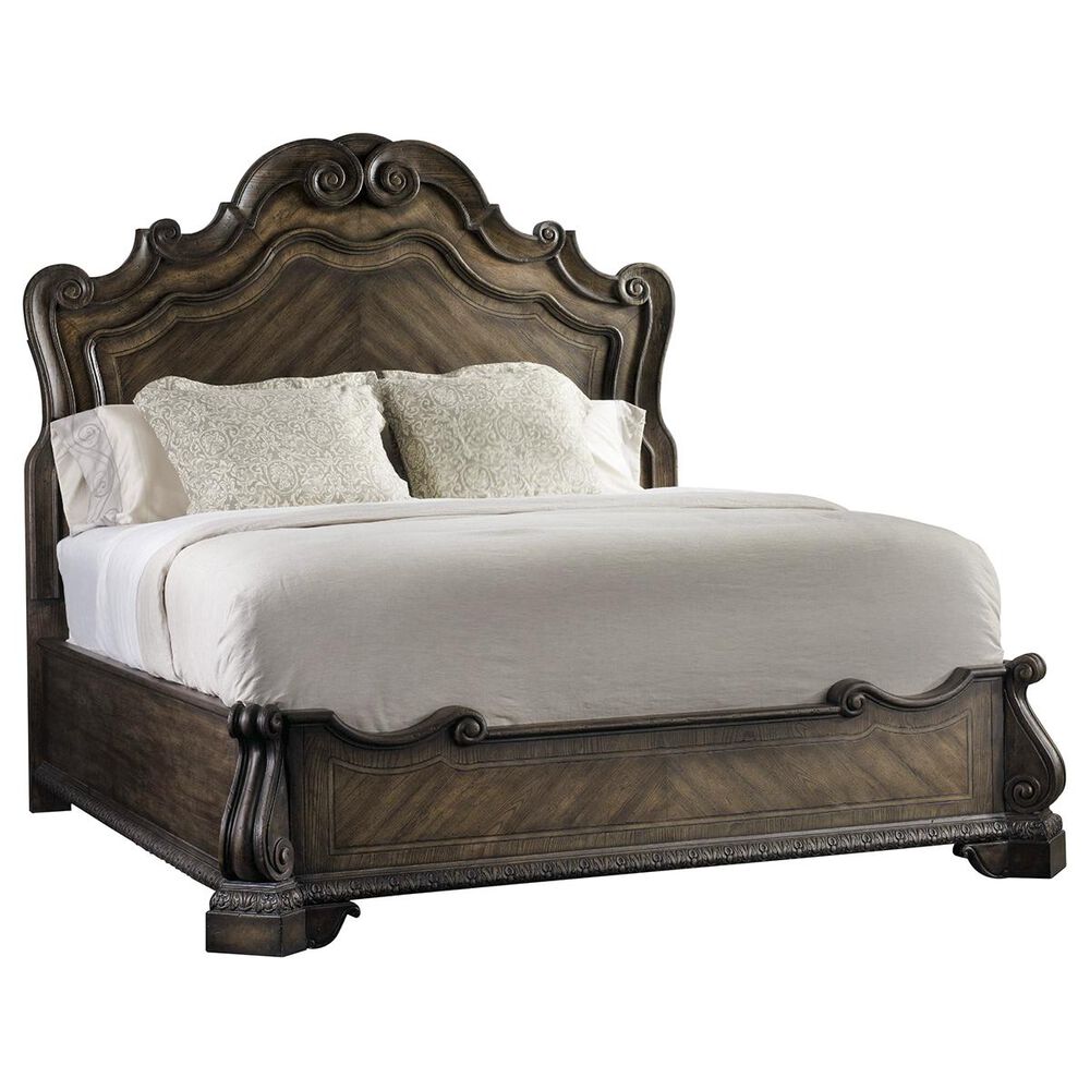 Hooker Furniture Rhapsody King Panel Bed in Reclaimed Natural, , large