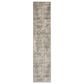 Nourison Quarry QUA03 2"2" x 10" Beige and Grey Runner, , large