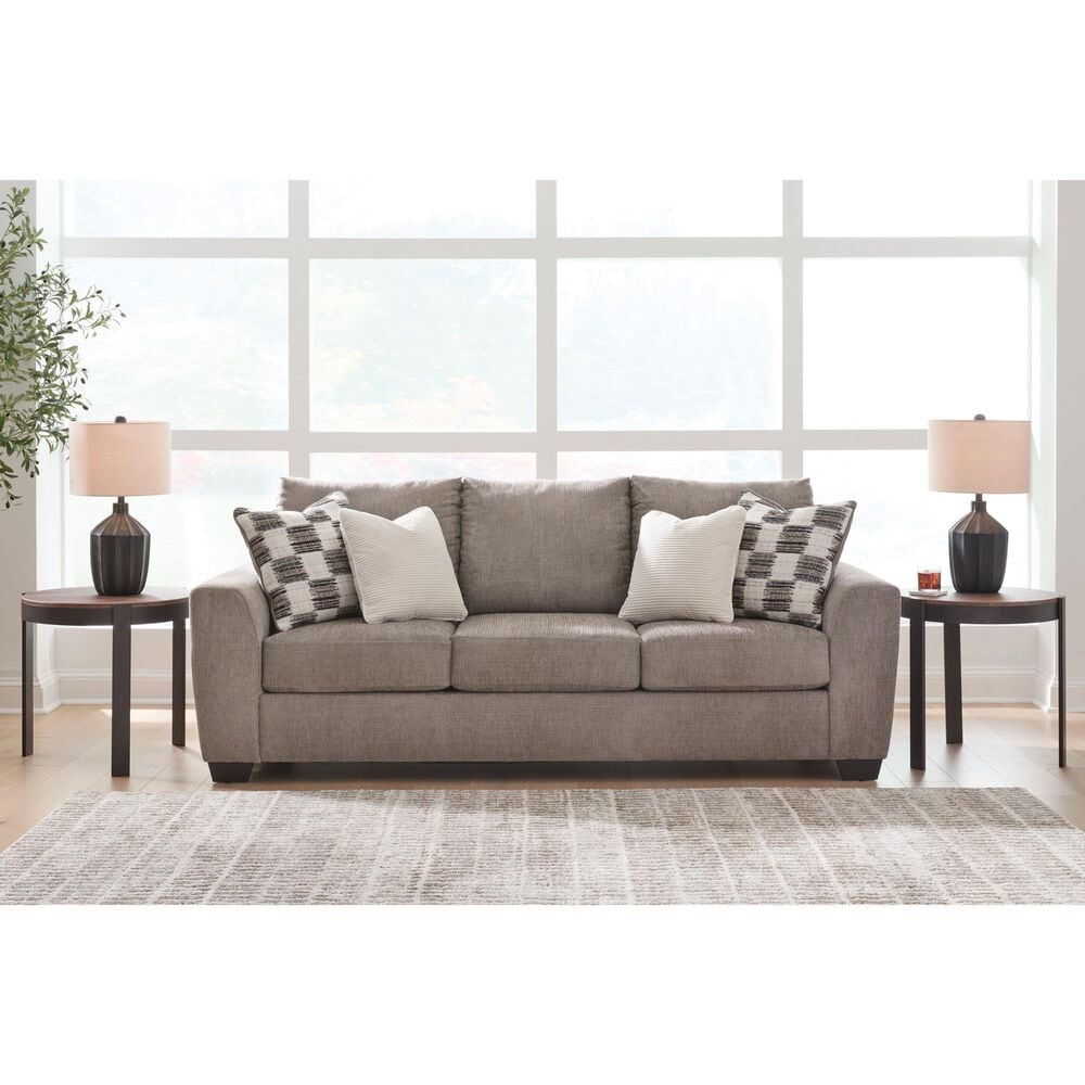 Ashley Loreo Stationary Sofa in Truffle, , large