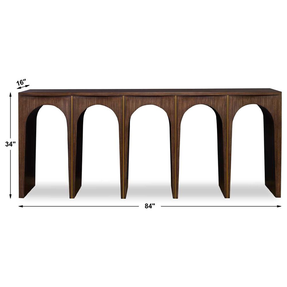 Uttermost Coliseum Console Table in Brown Eucalyptus, , large