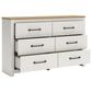 Ashley Linnocreek 3-Piece Twin Bedroom Set in White and Warm Brown, , large