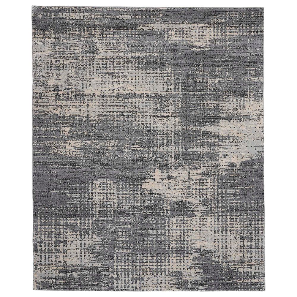 Nourison Rush CK953 8" x 10" Grey and Beige Area Rug, , large