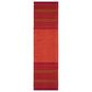 Safavieh Montauk MTK215A 2"6" x 10" Orange and Red Runner, , large