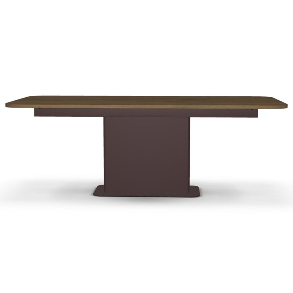 Amisco Lucarelli and Clarissa 7-Piece Rectangular Dining Set in Cookie and Oxidado, , large