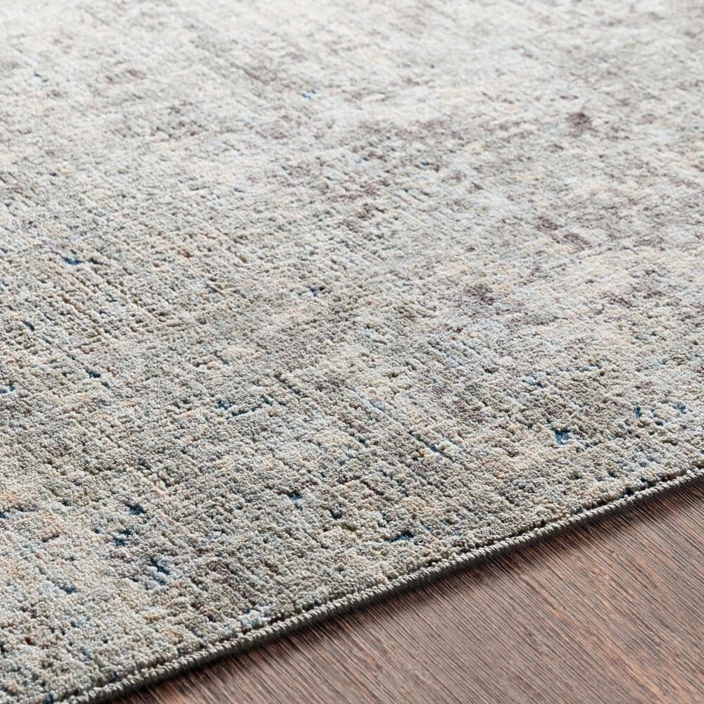 Surya Presidential Ice Blue, Gray, Dusty Sage, Wheat, Charcoal, Ivory, Blue, Light Olive, Saffron and Orange 11&#39;6&quot; x 15&#39;6&quot; Area Rug, , large