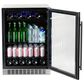 Azure 5.6 Cu. Ft. Glass Door Beverage Center in Stainless Steel, , large