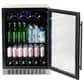 Azure 5.6 Cu. Ft. Glass Door Beverage Center in Stainless Steel, , large