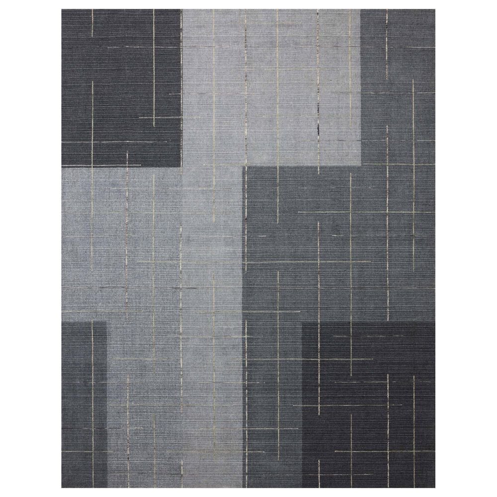 Loloi Alistair Slate and Natural 11"6" x 15" Area Rug, , large