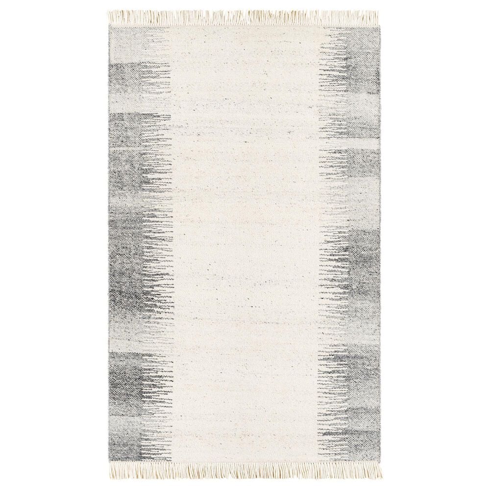 Surya Reliance RLI-2307 2'6" x 8' Ivory and Charcoal Area Rug, , large