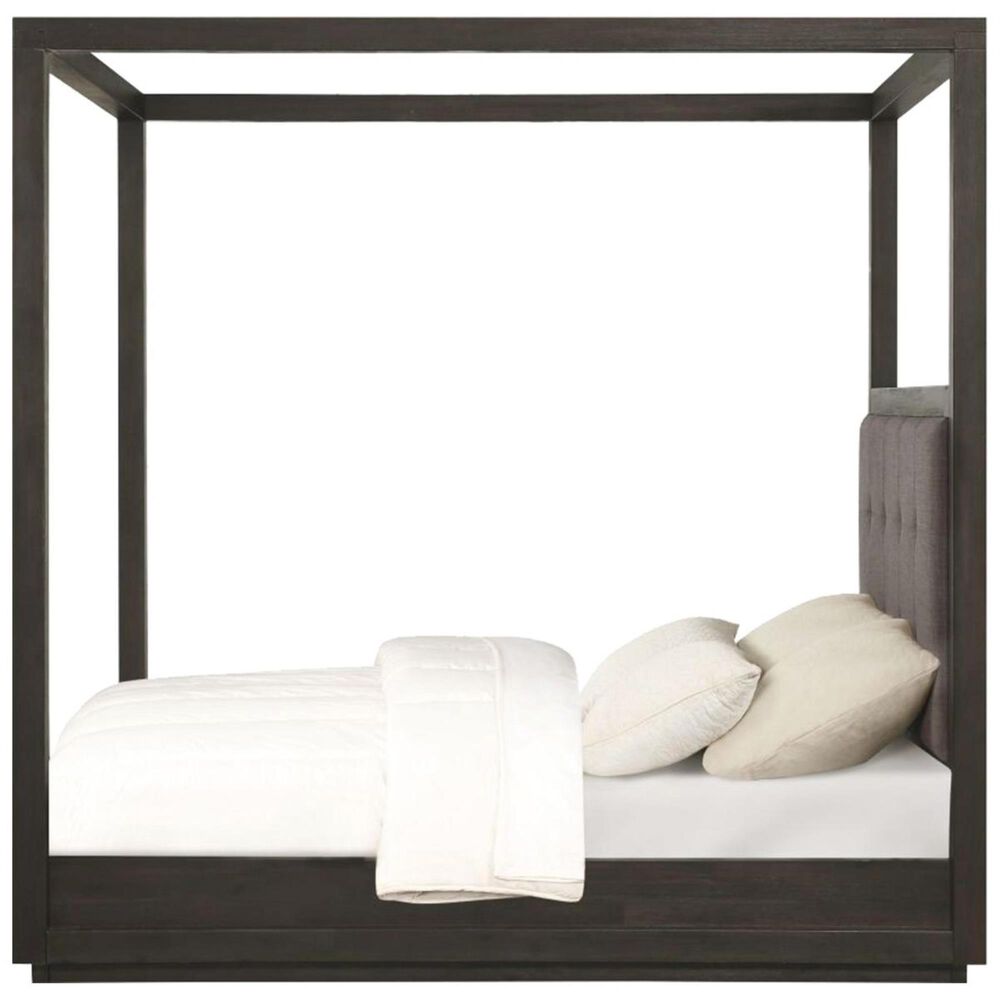 Urban Home Oxford Queen Canopy Bed in Oxford Gray, , large