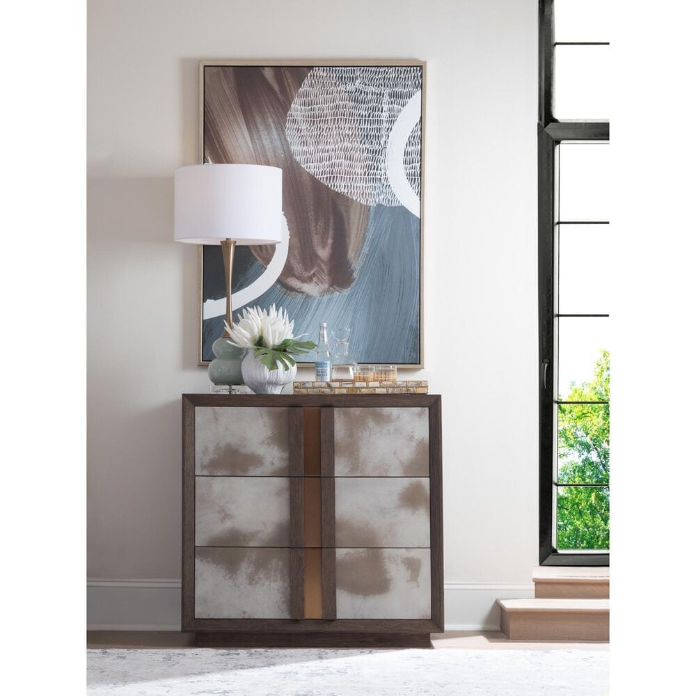 Artistica Home Andare Hall Chest in Brown, Beige and White, , large