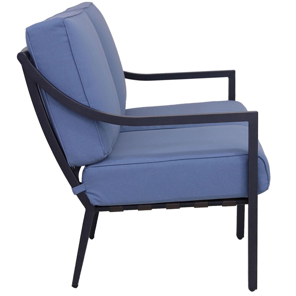Gathercraft Charlotte Loveseat in Splendor Denim, , large