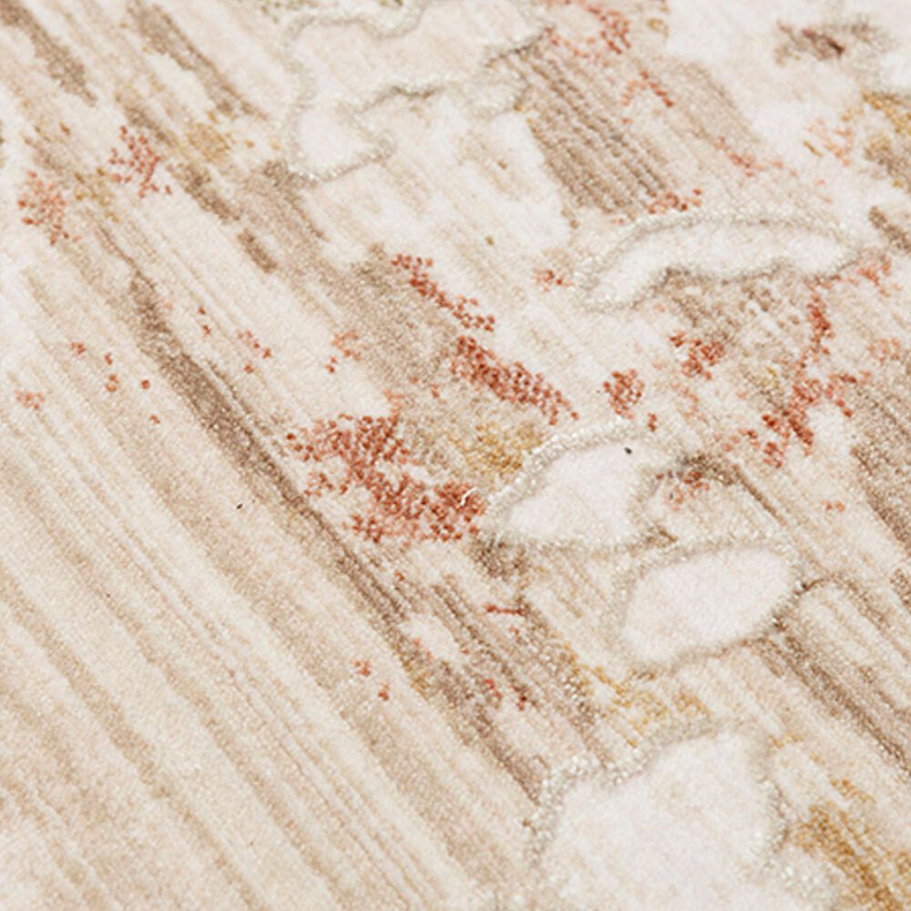 RIZZY Iconic Abstract 3&#39;11&quot; x 5&#39;6&quot; Neutral, Brown and Green Area Rug, , large