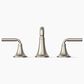 Kohler Tone Widespread Bathroom Sink Faucet in Vibrant Brushed Nickel, , large