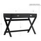 Linon Home Decor Peggy Writing Desk in Black, , large