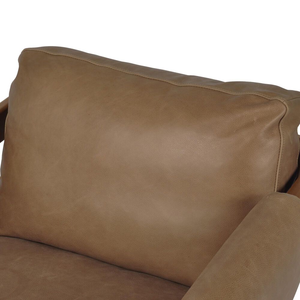 Four Hands Dustin Leather Accent Chair in Palermo Cognac, , large