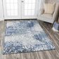 RIZZY Gossamer Blue 9" x 12" Area Rug, , large