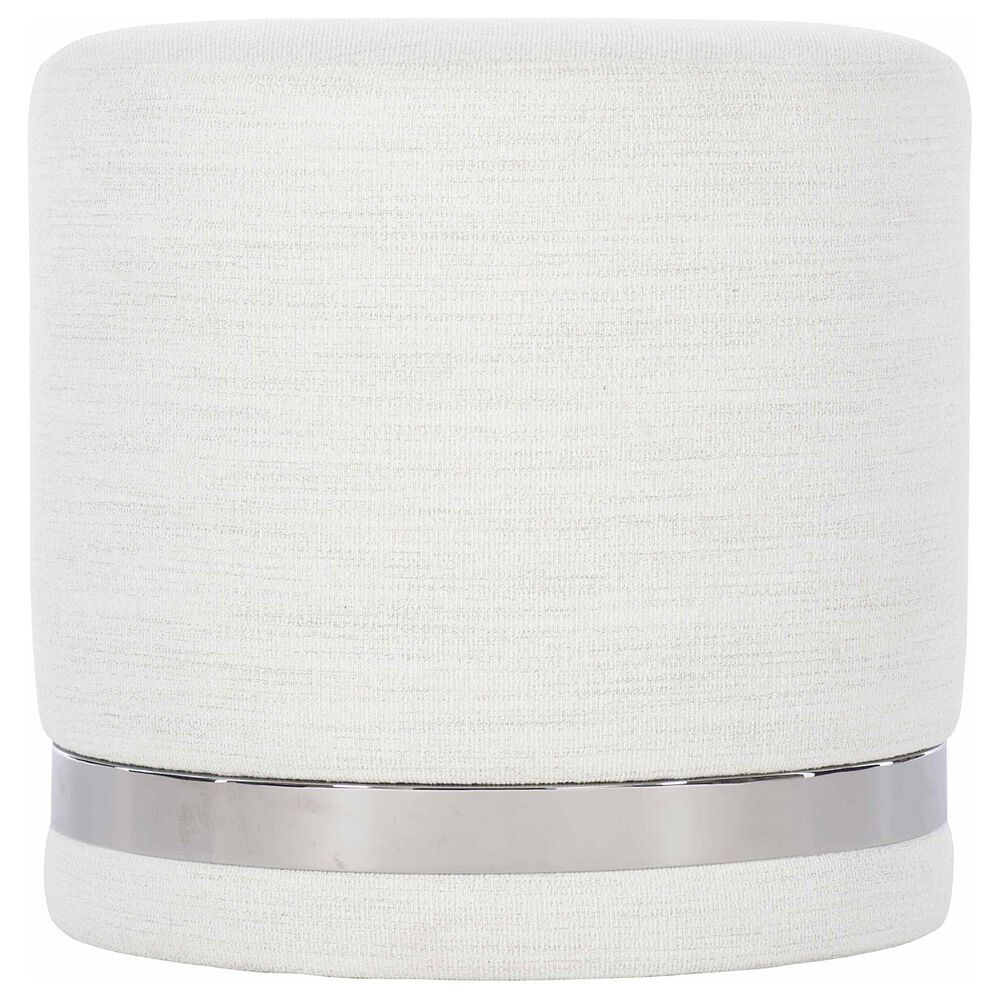 Bernhardt Silhouette Ottoman in White, , large