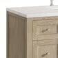 James Martin Vanities Breckenridge 48" Single Vanity in Whitewashed Oak with 3 cm Arctic Fall Solid Surface Top, , large