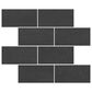 Emser Prodigy Pascal 3" x 6" Rectangle on 12" x 12" Porcelain Mosaic Sheet, , large