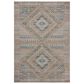 Amber Lewis x Loloi Topanga 5"3" x 7"6" Natural and Aqua Indoor/Outdoor Area Rug, , large