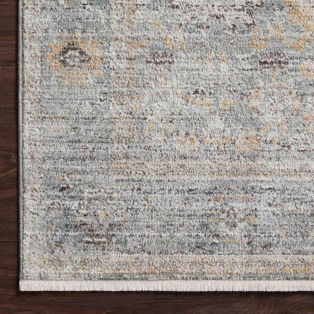 Loloi Bonney 9&#39;3&quot; x 12&#39;10&quot; Teal and Gold Area Rug, , large