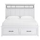 Ashley 5-Piece King Bedroom Set in White and Natural, , large