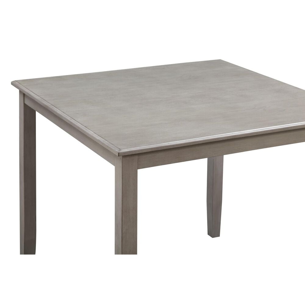 Abbyson Walker 5-Piece Square Counter Height Dining Set in Gray , , large