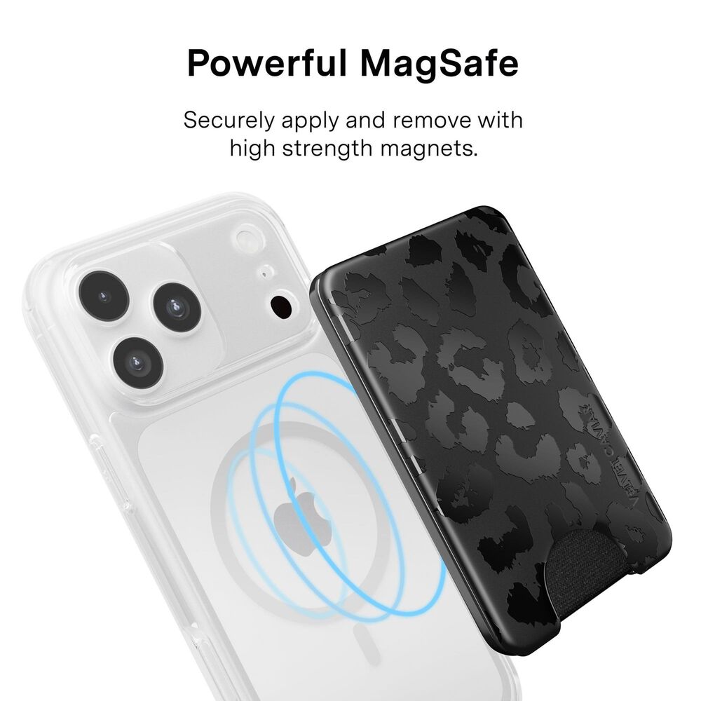 Velvet Caviar Gift Set with MagSafe Wallet, Grip Ring, Phone Charm in Black Leopard, , large