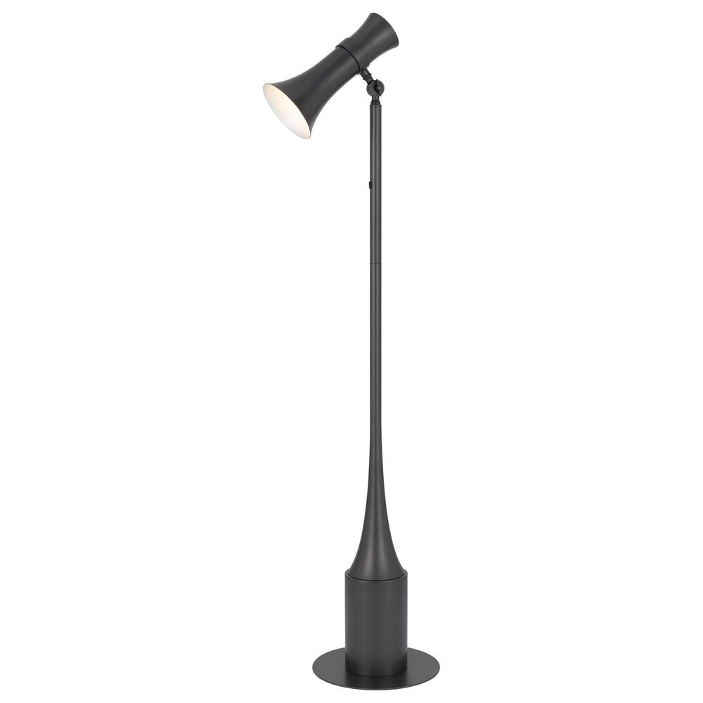 Cal Lighting Trumpette Floor Lamp in Charcoal Grey, , large