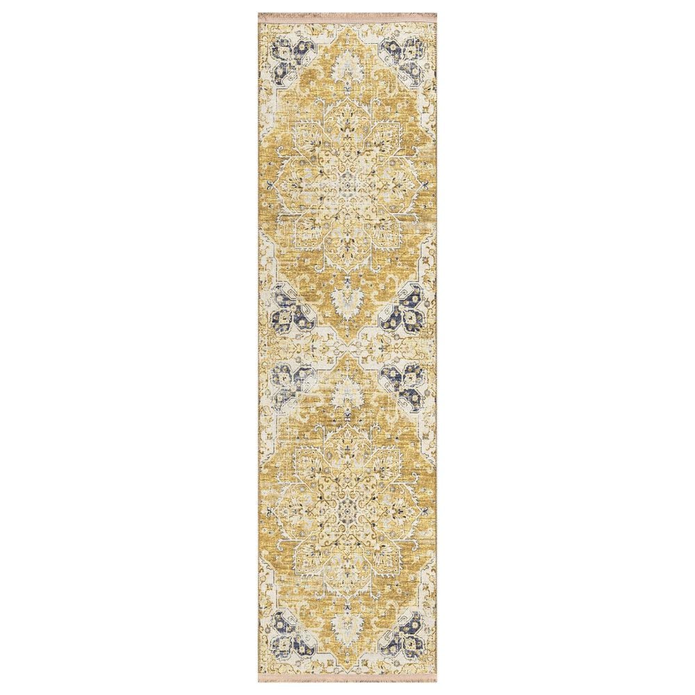 Dalyn Rug Company Marbella 2"3" x 7"6" Gold Runner, , large