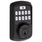 Kwikset Aura Bluetooth Enabled Smart Lock in Matte Black, , large