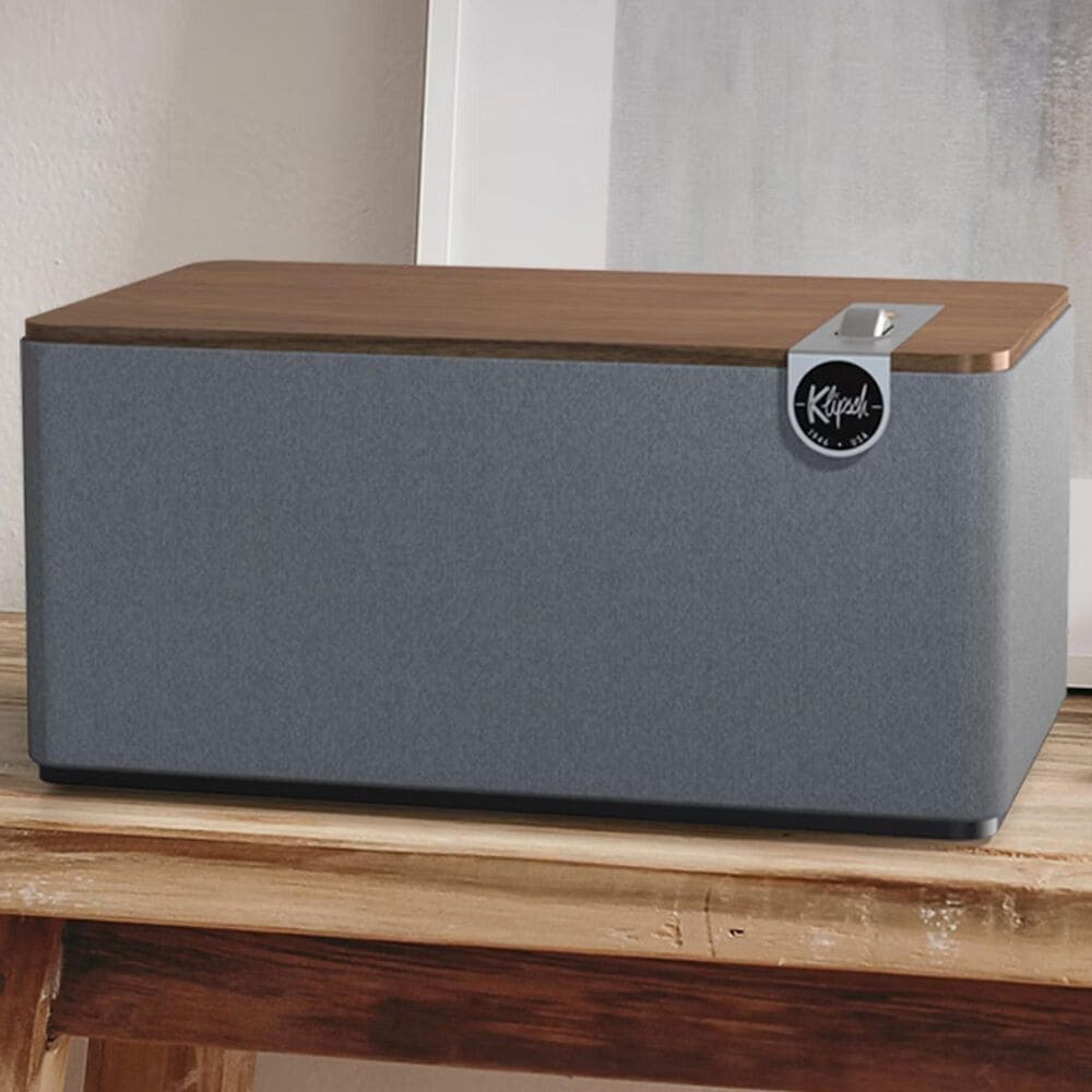Klipsch The Three Plus Premium Bluetooth Speaker in Walnut, , large