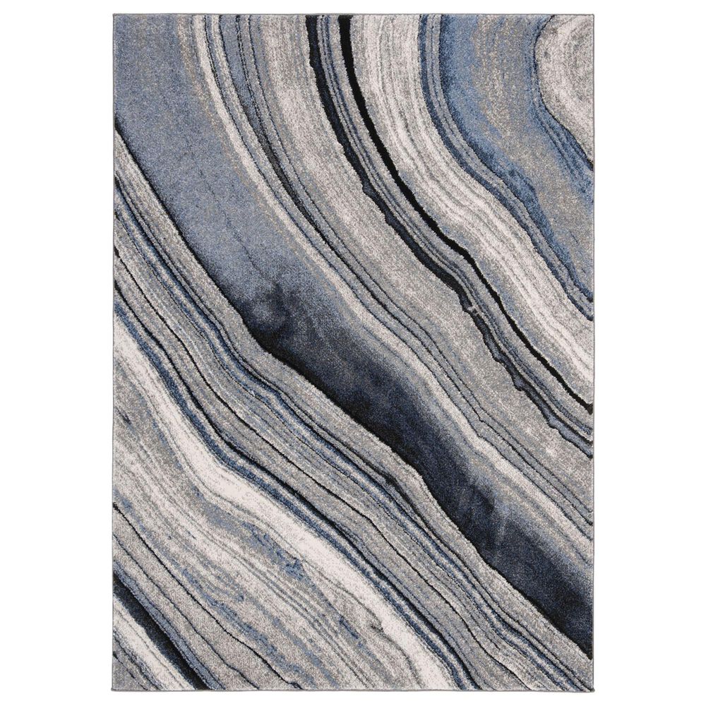 Safavieh Spirit 5'3" x 7'6" Blue and Gray Area Rug, , large
