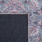 Safavieh Serapi 6"7" Square Grey and Pink Area Rug, , large