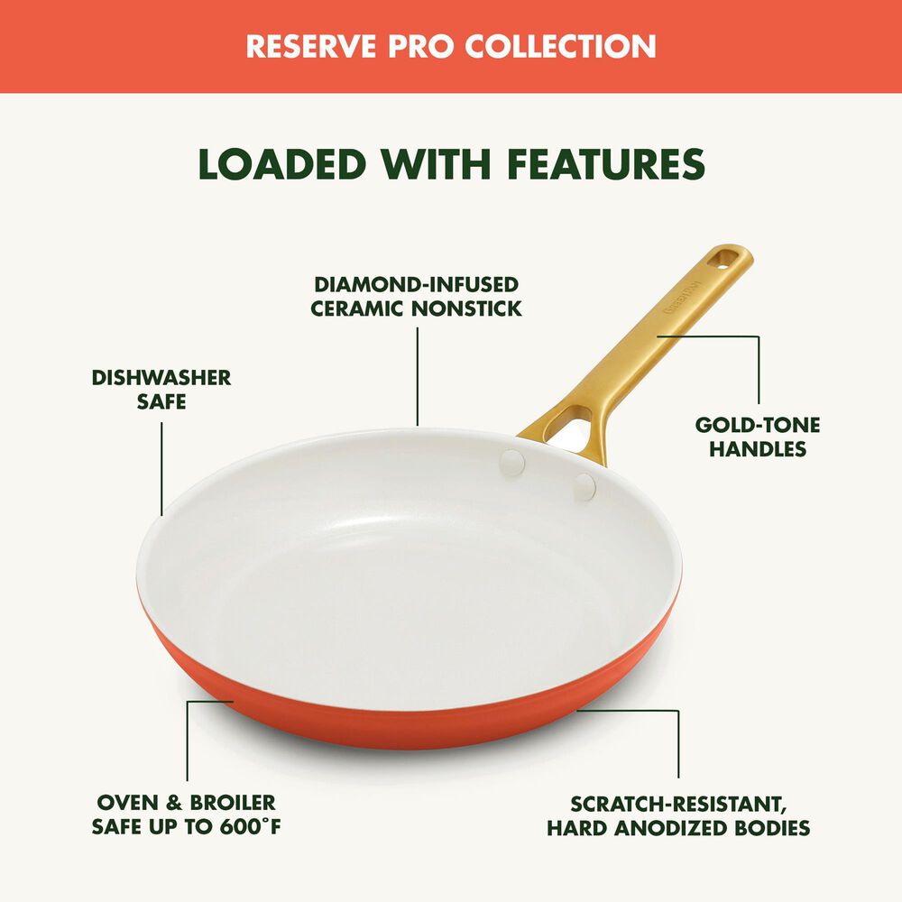 Green Pan Reserve Pro 2-Piece Frypan Set in Harvest, , large