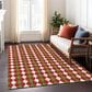 Dalyn Rug Company Wonderland WN20 5" x 7"6" Red Indoor/Outdoor Area Rug, , large