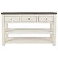 Waltham Madison County Sofa Table in Vintage White, , large