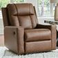 Ashley Mackmenville Manual Zero Wall Recliner in Caramel, , large