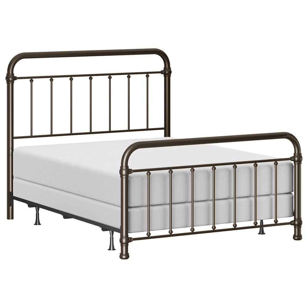 Richlands Furniture Kirkland Queen Slat Metal Bed in Dark Bronze, , large