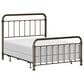 Richlands Furniture Kirkland Queen Slat Metal Bed in Dark Bronze, , large