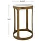 Uttermost Accent Table in Antique Gold, , large